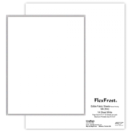FlexFrost® Silk Edible Fabric Sheets