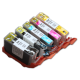 CLI 820/821 Edible Ink Color Cartridge Set