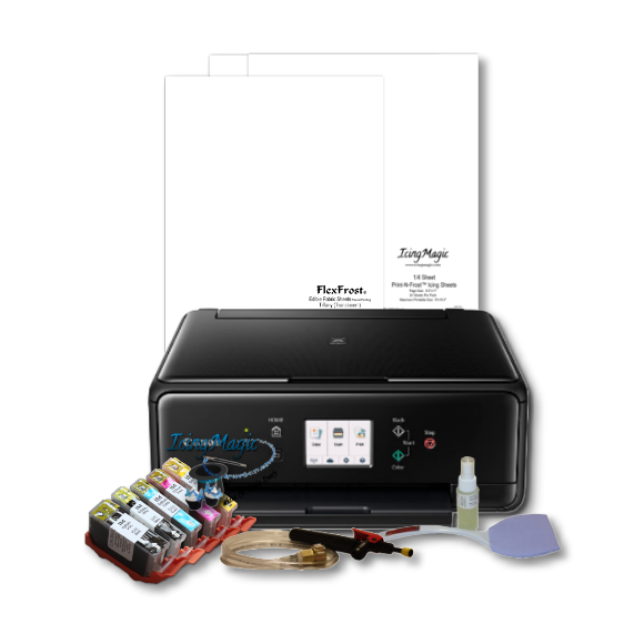 Canon mg6821 Scan & Print Cake Printer w/supplies